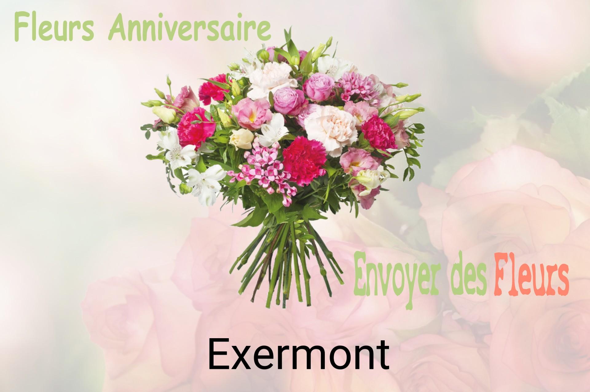 Bouquet de fleurs d’anniversaire livré à Exermont
